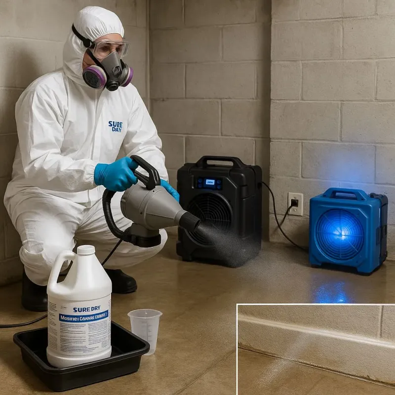Sanitization and Odor Removal process in Devon, PA
